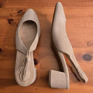 NWOB COLE HAAN Women's Go-To Sling Back Pump 45MM Size 9 Brush Suede